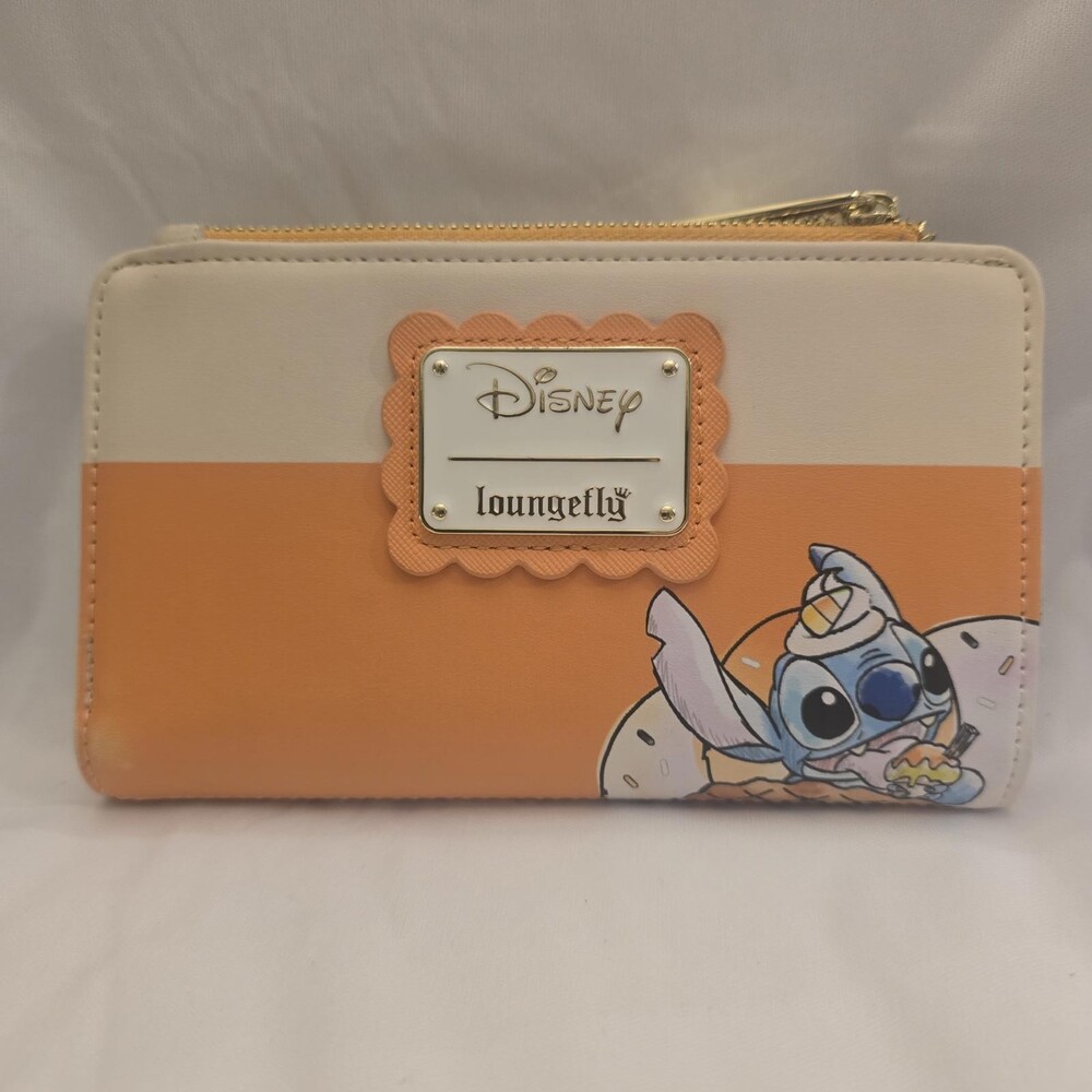 Loungefly Disney Lilo & Stitch Candy Corn Sundae Stitch Ziparound Wallet - Picture 2 of 9